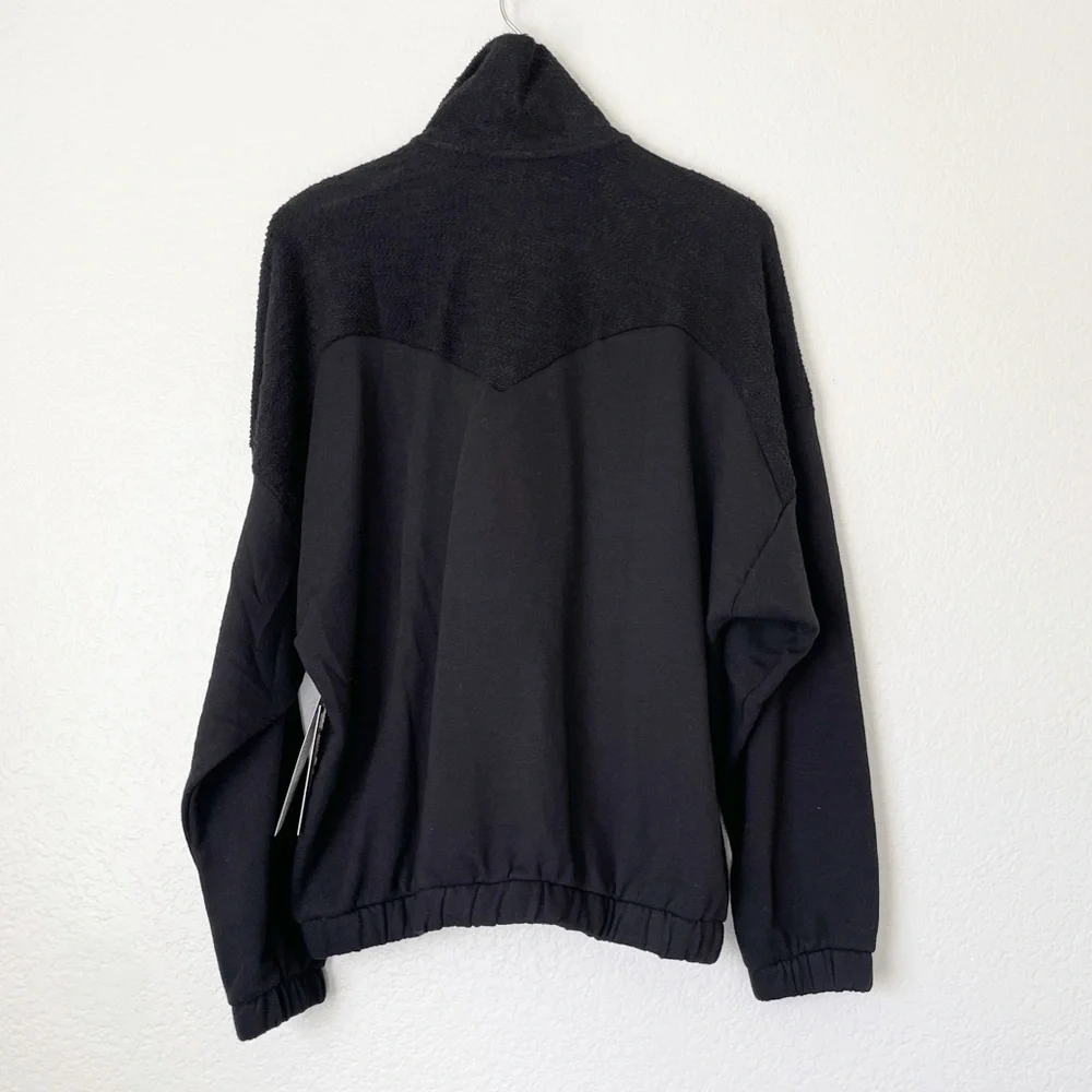 NWT GLYDER Complex Quarter Zip Terry Jacket